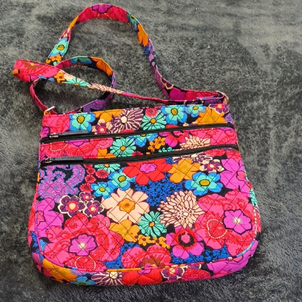 Vera Bradley Vibrant Floral Crossbody Bag
